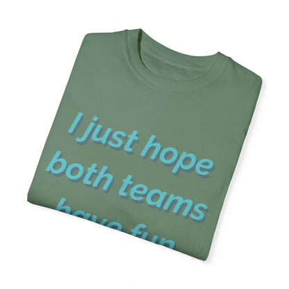 T-shirt Supporting Both Teams Light Green (unisex)