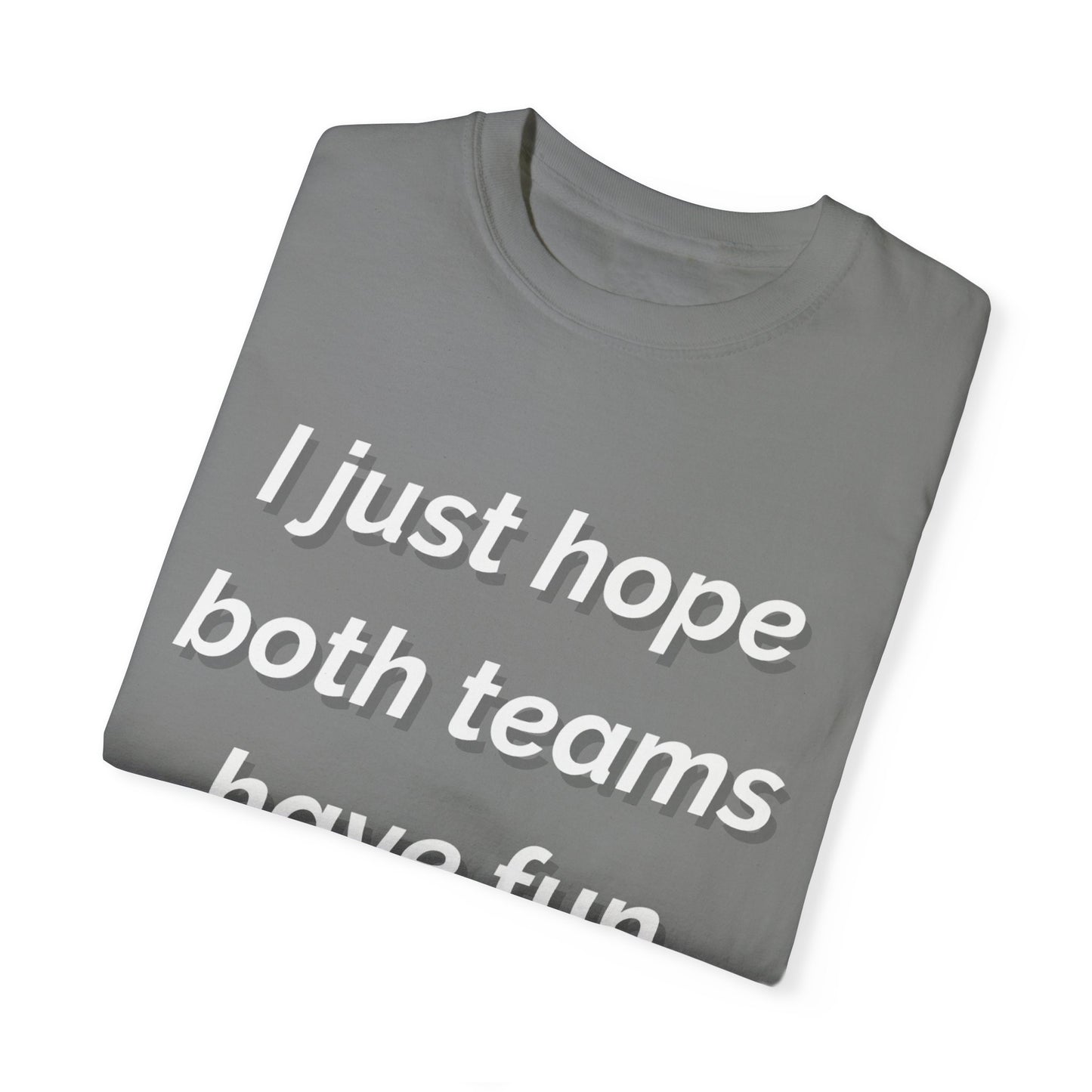 T-shirt Supporting Both Teams Grey (unisex)