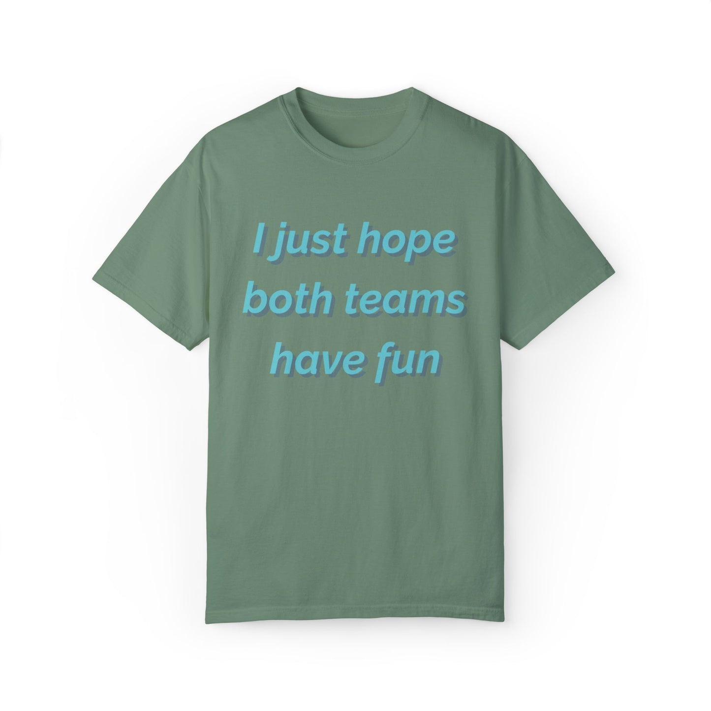 T-shirt Supporting Both Teams Light Green (unisex)